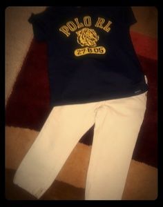 Toddler boys Polo (Ralph Lauren) shirt and pants